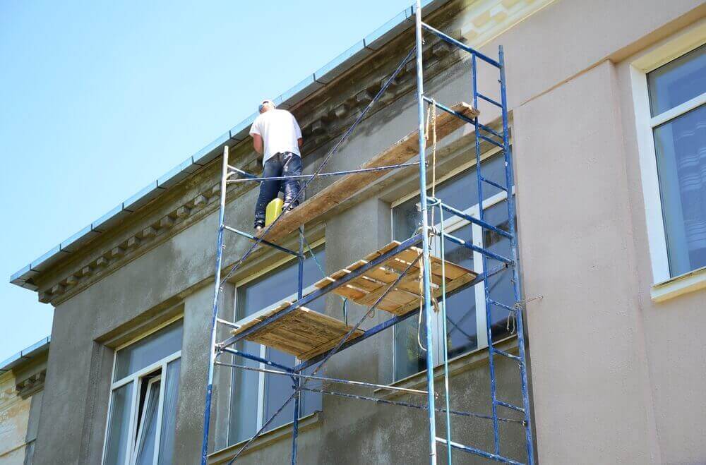Oprava fasády domu Bratislava Raj Domova